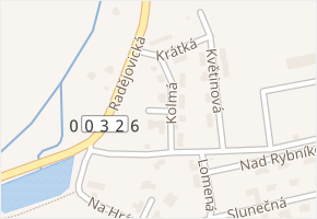 Kolmá v obci Herink - mapa ulice