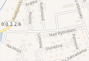 Nad Rybníkem v obci Herink - mapa ulice