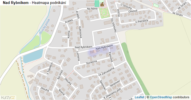 Nad Rybníkem - mapa podnikání