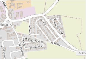 Ve Stráni v obci Herink - mapa ulice