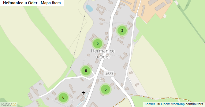 Heřmanice u Oder - mapa firem