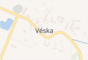 Véska v obci Heřmanice u Oder - mapa části obce