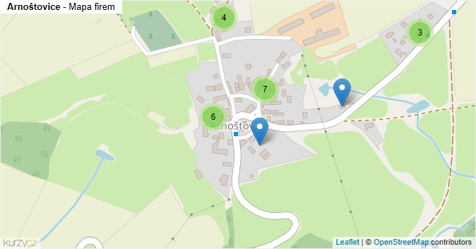Arnoštovice - mapa firem