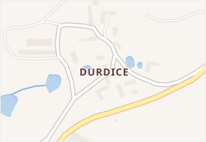 Durdice v obci Heřmaničky - mapa části obce