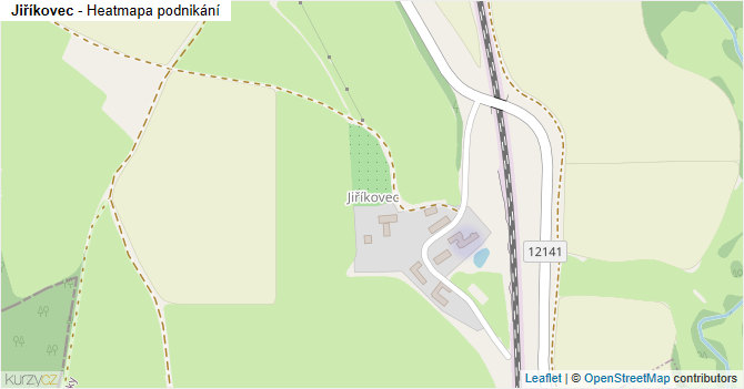 Jiříkovec - mapa podnikání