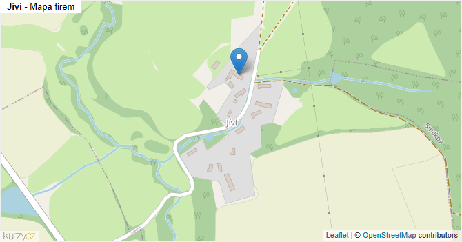 Jíví - mapa firem