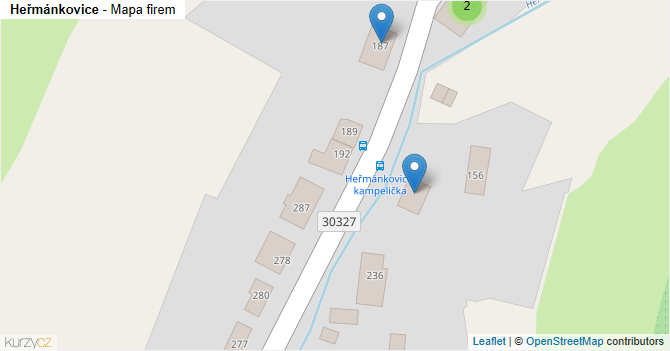 Heřmánkovice - mapa firem