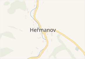 Heřmanov v obci Heřmanov - mapa části obce