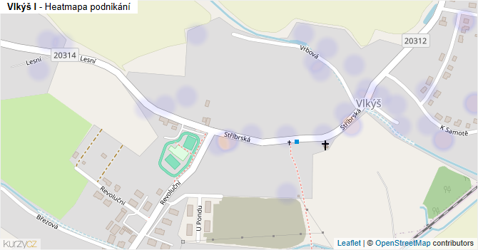 Vlkýš I - mapa podnikání