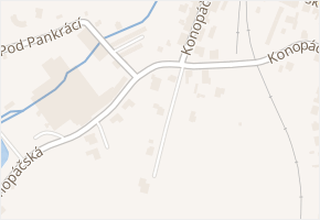 Konopáčská v obci Heřmanův Městec - mapa ulice