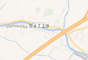 Stachovická v obci Hladké Životice - mapa ulice