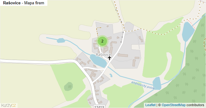 Rašovice - mapa firem