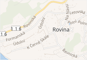 Buková v obci Hlásná Třebaň - mapa ulice