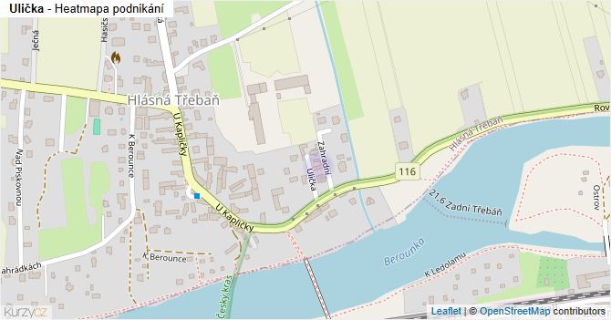 Ulička - mapa podnikání