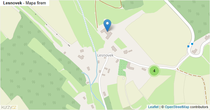 Lesnovek - mapa firem