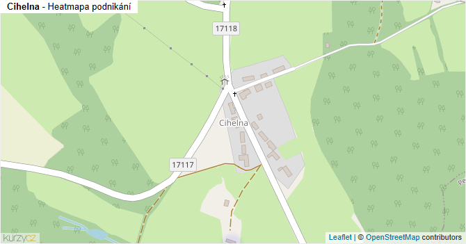Cihelna - mapa podnikání