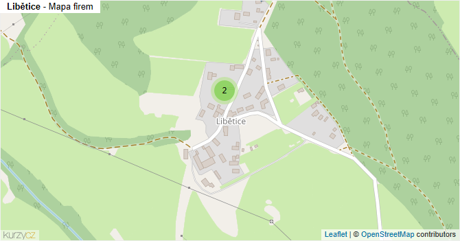 Libětice - mapa firem