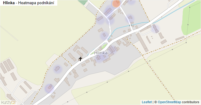 Hlinka - mapa podnikání