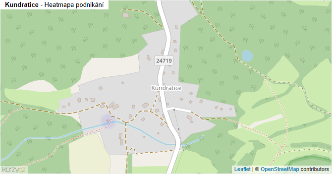 Kundratice - mapa podnikání
