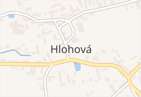 Hlohová v obci Hlohová - mapa části obce