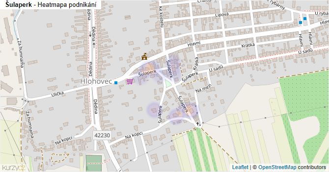 Šulaperk - mapa podnikání