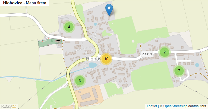 Hlohovice - mapa firem
