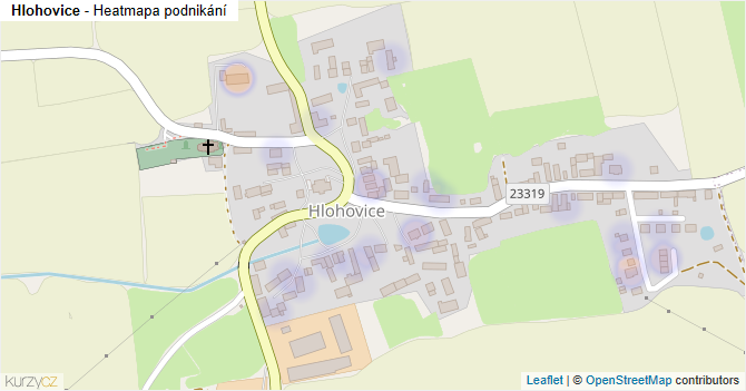 Hlohovice - mapa podnikání