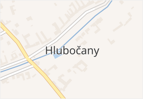 Hlubočany v obci Hlubočany - mapa části obce