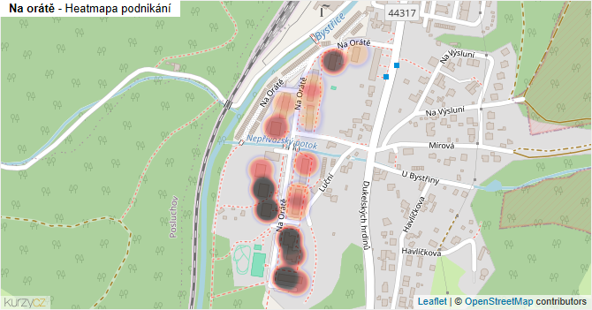 Na orátě - mapa podnikání
