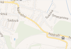 Nádražní v obci Hluboká nad Vltavou - mapa ulice