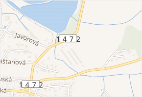 Poněšická v obci Hluboká nad Vltavou - mapa ulice