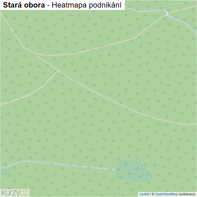 Mapa Stará obora - Firmy v ulici.