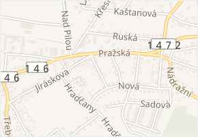 Svat. Čecha v obci Hluboká nad Vltavou - mapa ulice