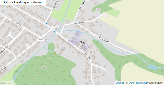 Boční - mapa podnikání