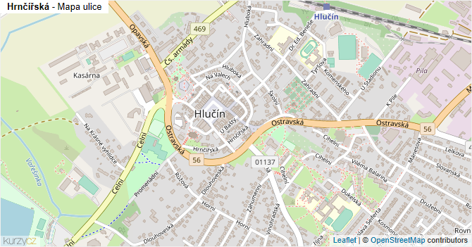 Hrnčířská - mapa ulice