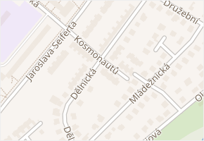 Kosmonautů v obci Hlučín - mapa ulice