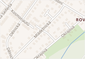 Mládežnická v obci Hlučín - mapa ulice