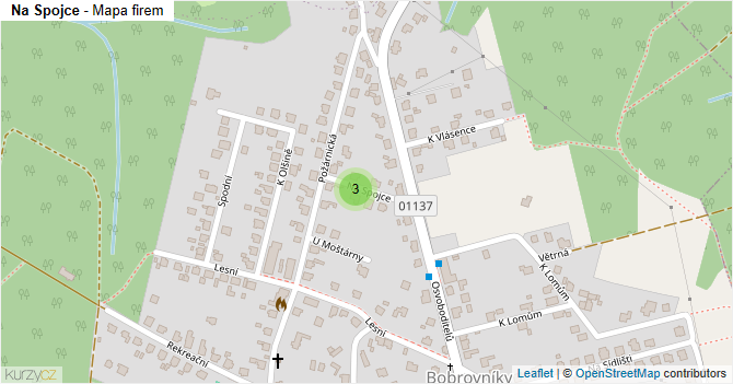 Na Spojce - mapa firem