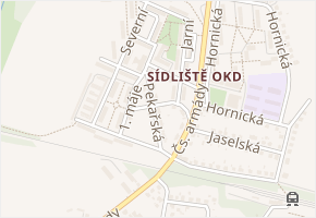 Pekařská v obci Hlučín - mapa ulice