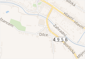 Hrnčířská v obci Hluk - mapa ulice