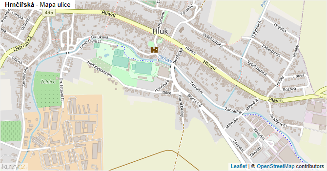 Hrnčířská - mapa ulice