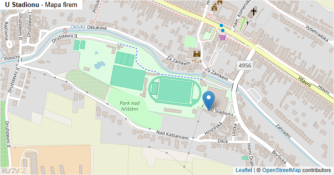 U Stadionu - mapa firem