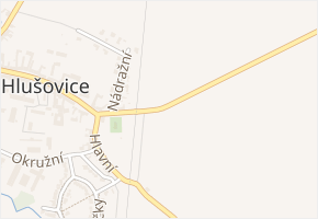 Loučky v obci Hlušovice - mapa ulice