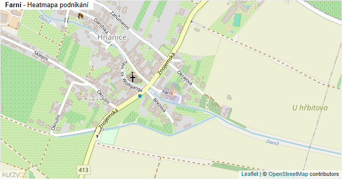 Farní - mapa podnikání
