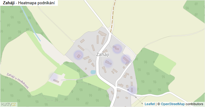 Zahájí - mapa podnikání