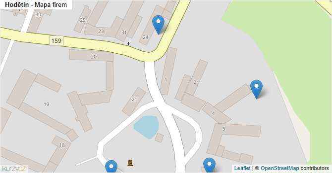 Hodětín - mapa firem
