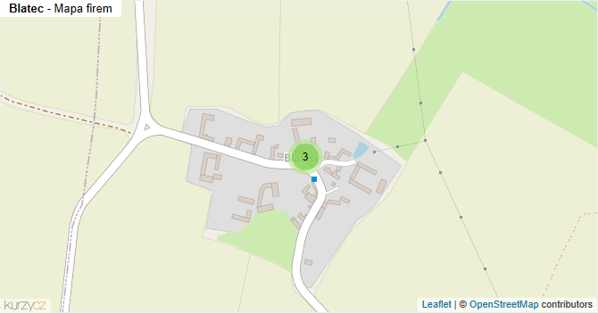 Blatec - mapa firem