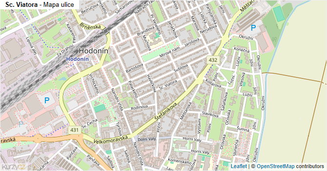 Sc. Viatora - mapa ulice