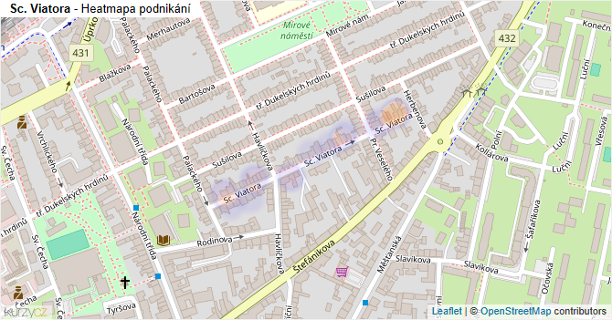 Sc. Viatora - mapa podnikání