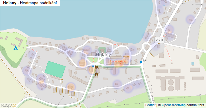 Holany - mapa podnikání